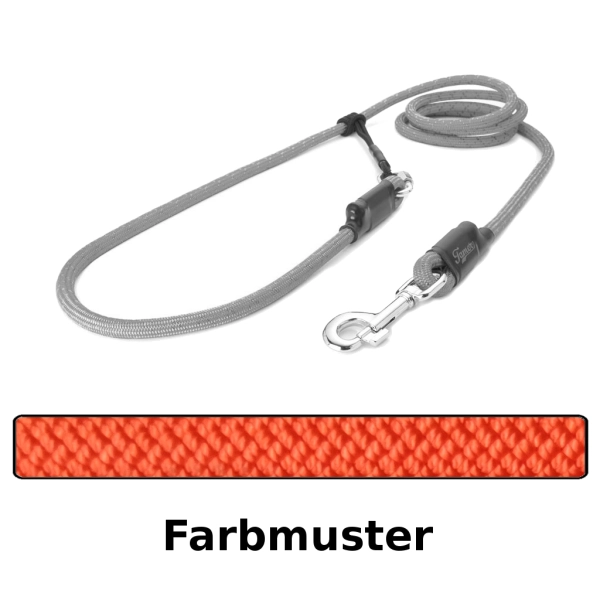 EASYLONG Hundeleine - L - 3,5m - orange
